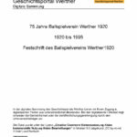 75 Jahre BV Werther (1995)