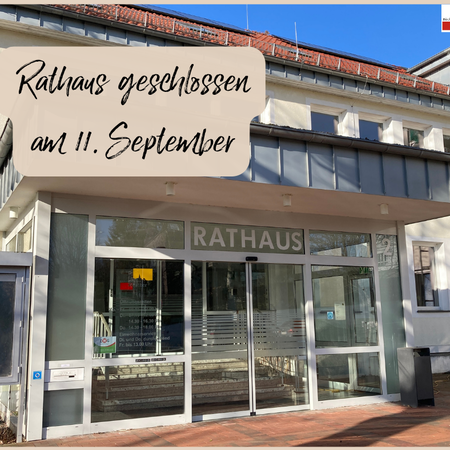 Rathaus geschlossen
