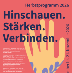 Das Plakat zur Progammreihe ist zu sehen.