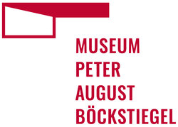 Das Logo vom Museum Peter August Böckstiegel ist zu sehen.