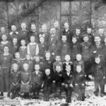Klassenfoto Volksschule Langenheide 1918