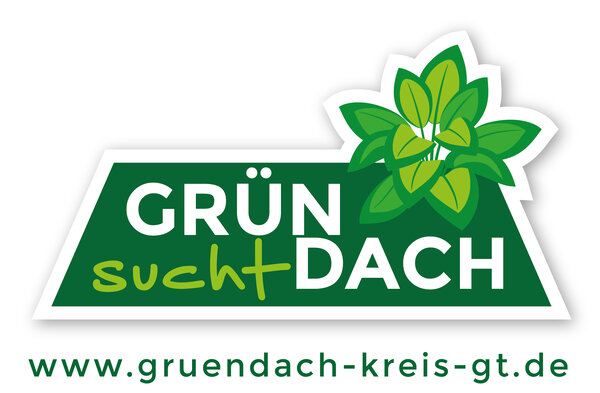 Grün sucht Dach Logo