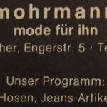 Anzeige Bekleidung Mohrmann