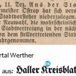 Haller Kreisblatt, 1930 12 11 Aus der Stadtverwaltung