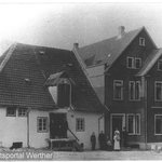 Historisches Foto der ehemaligen Wassermühle Borgstedt