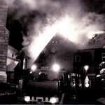 Brand in der Tiefenstraße 1; 1986
