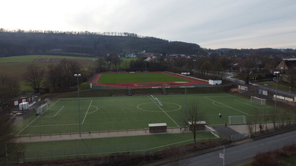 Luftbild er Sportanlage Meyerfeld.