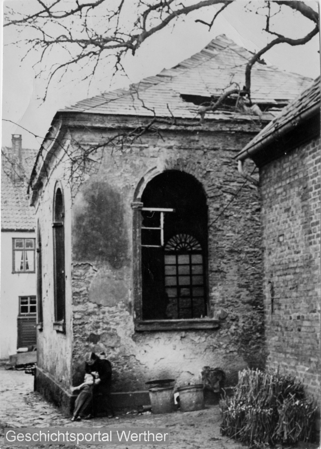 Synagoge, Blick zur Ravensberger Straße um 1950